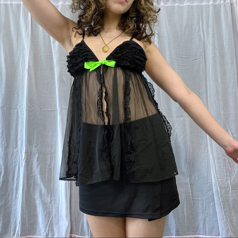 Lacy Victoria’s Secret Baby Doll Top